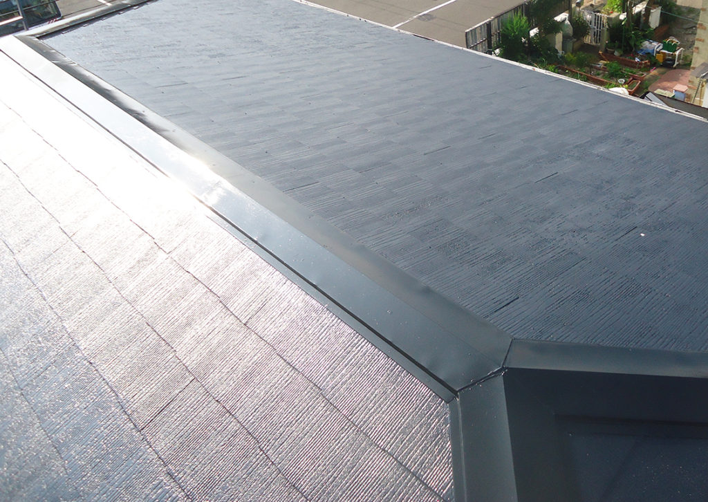 屋根塗装(スレート・コロニアル)　シリコン塗料